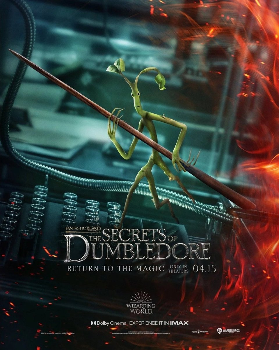 Poster of Fantastic Beasts: The Secrets of Dumbledore (2022)