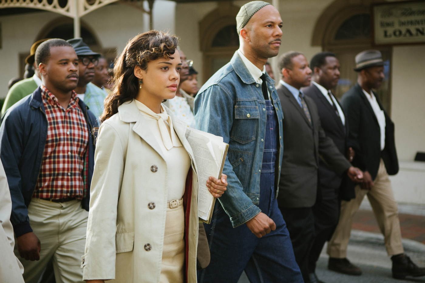 Tessa Thompson stars as Diane Nash and Common stars as James Bevel in Paramount Pictures' Selma (2014)