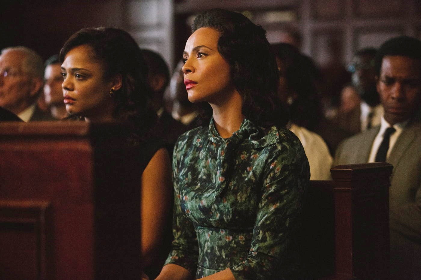 Tessa Thompson stars as Diane Nash and Carmen Ejogo stars as Coretta Scott King in Paramount Pictures' Selma (2014)