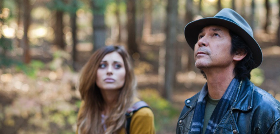 Alyson Michalka stars as Riley and Lou Diamond Phillips stars as Colin in The Orchard's Sequoia (2015)