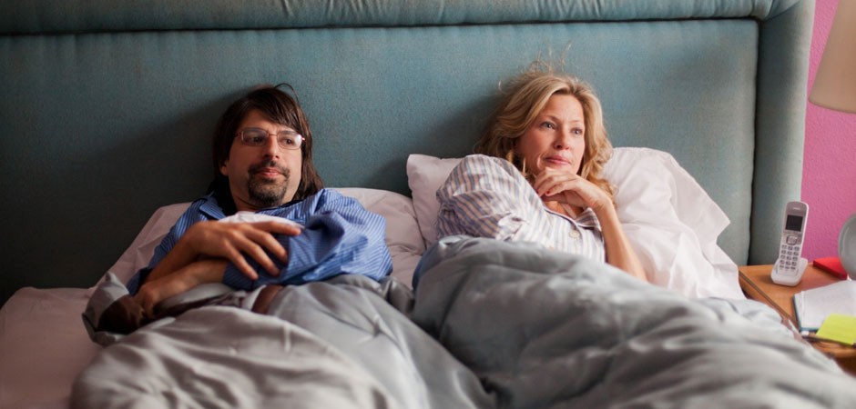 Todd Lowe stars as Oscar MacGrady and Joey Lauren Adams stars as Bev in The Orchard's Sequoia (2015)