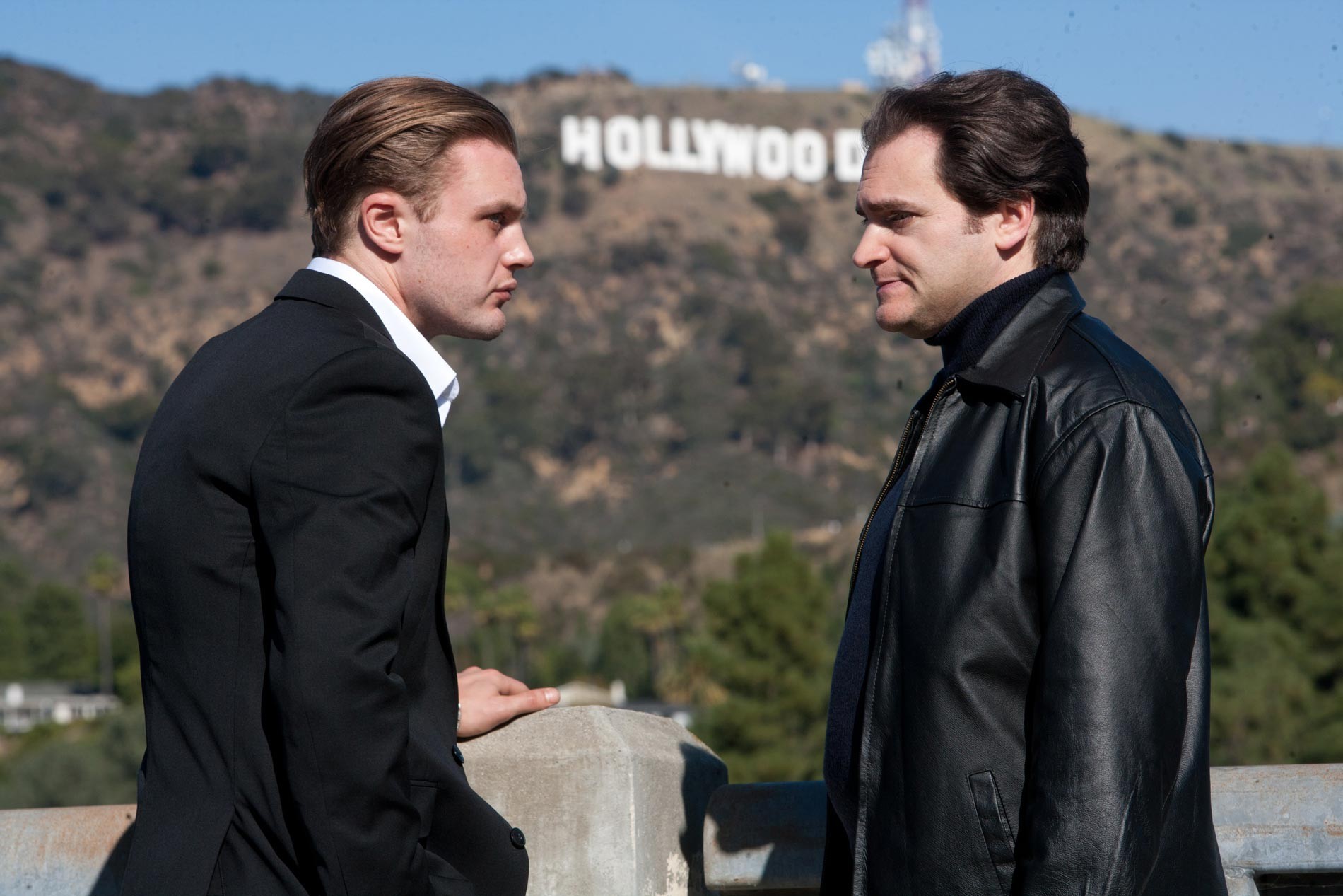 Michael Pitt stars as Larry and Michael Stuhlbarg stars as Tommy in CBS Films' Seven Psychopaths (2012)
