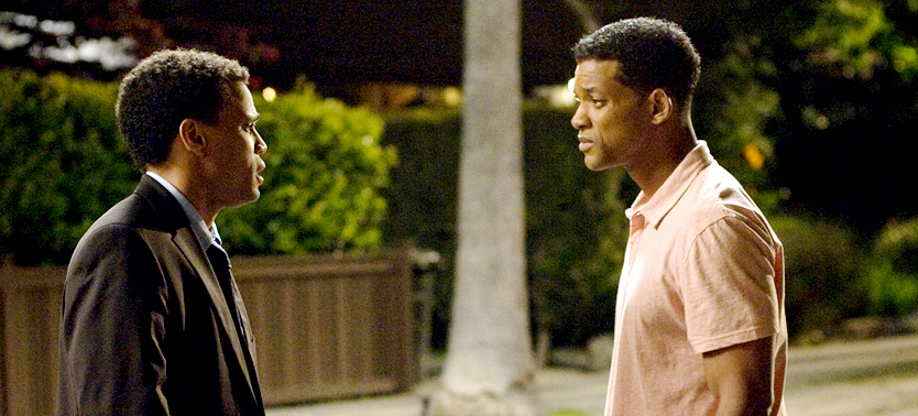 Michael Ealy and Will Smith (Ben Thomas) in Columbia Pictures' Seven Pounds (2008)