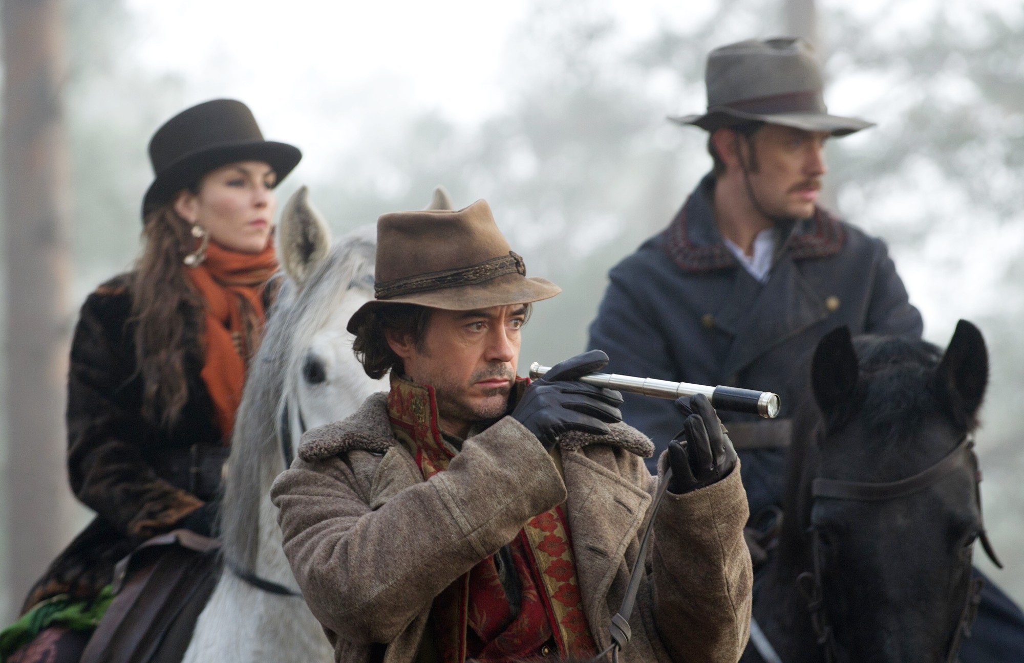 Noomi Rapace, Robert Downey Jr. and Jude Law in Warner Bros. Pictures' Sherlock Holmes: A Game of Shadows (2011)