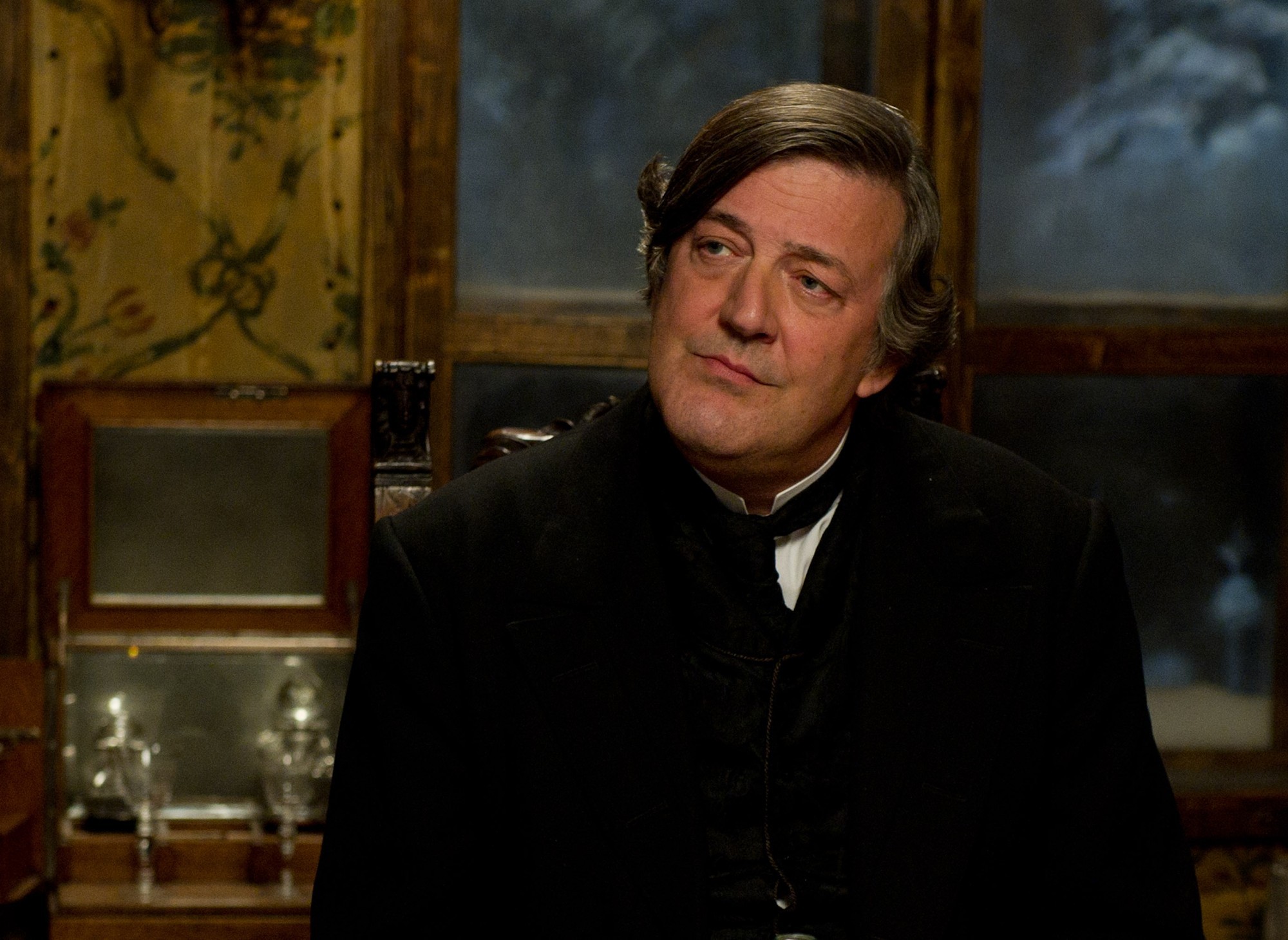 Stephen Fry stars as Mycroft Holmes in Warner Bros. Pictures' Sherlock Holmes: A Game of Shadows (2011)