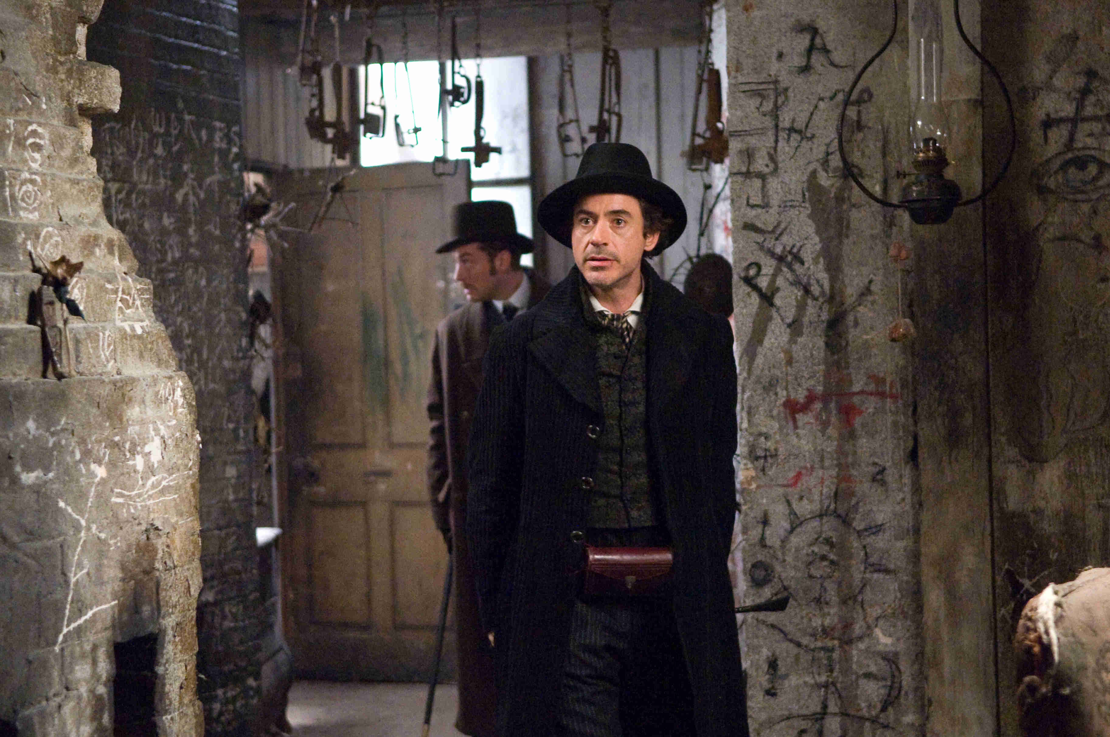 Robert Downey Jr. stars as Sherlock Holmes in Warner Bros. Pictures' Sherlock Holmes (2009)