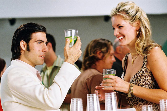 Jason Schwartzman and Bridgette Wilson in Touchstone Pictures' "Shopgirl" (2005)