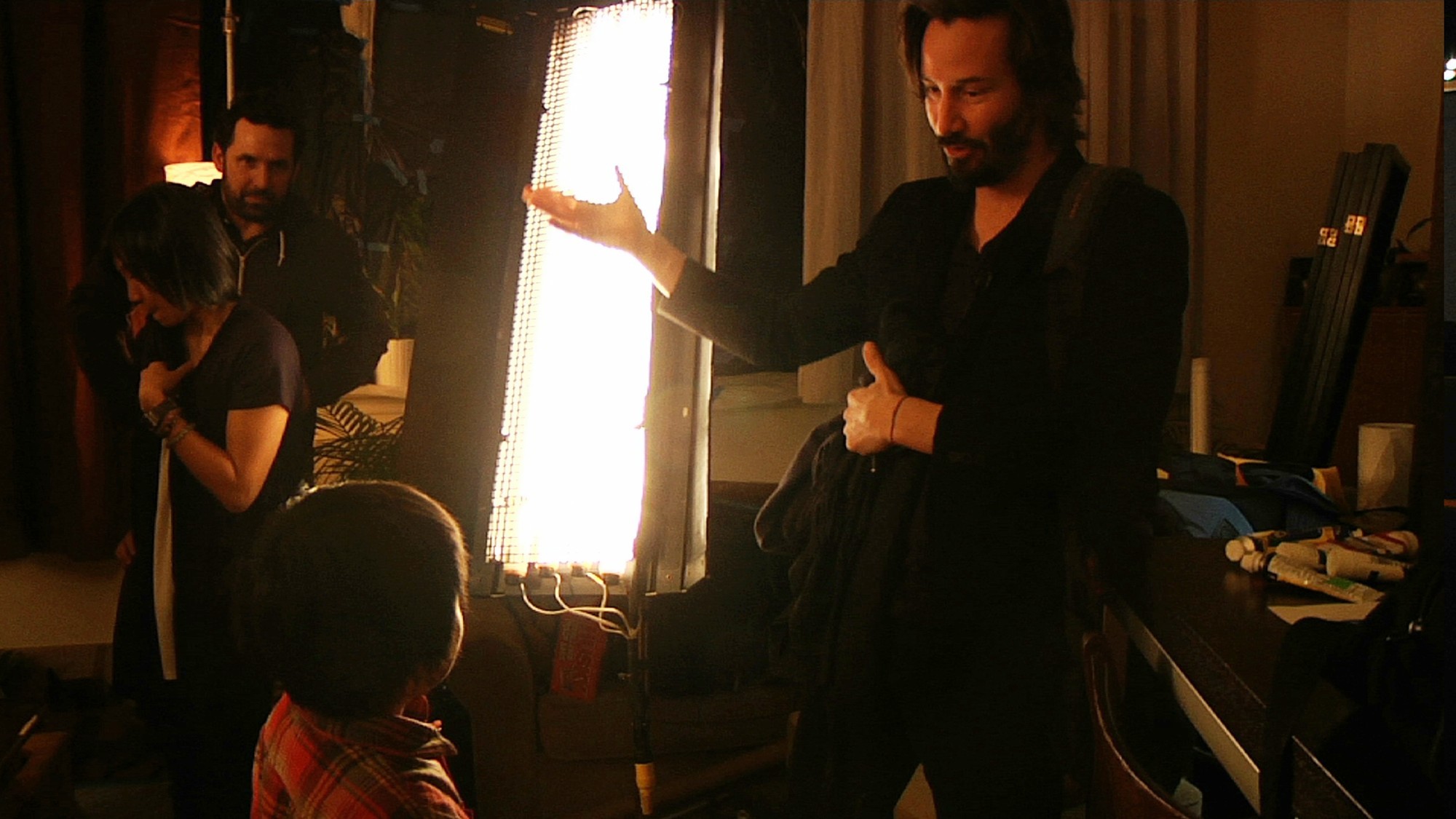 Brennan-Pierson Wang and Keanu Reeves in Tribeca Film's Side by Side (2012)