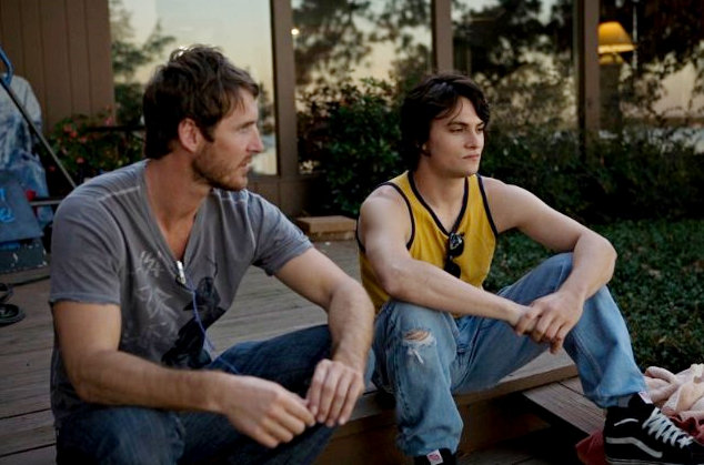 A.J. Buckley stars as Teddy and Shiloh Fernandez stars as Ritchie Wheeler in Freestyle Releasing's Skateland (2011)