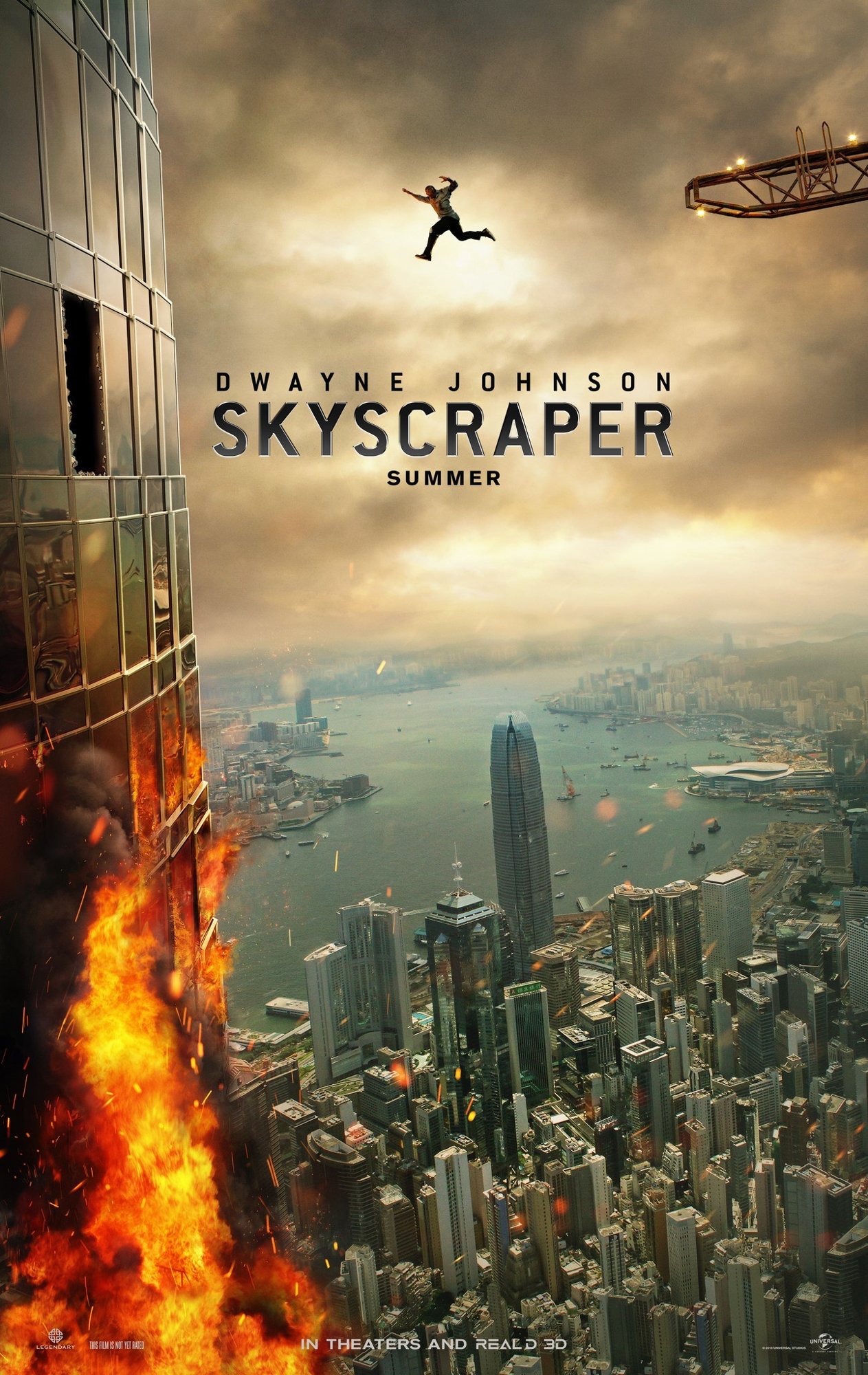 Poster of Universal Pictures' Skyscraper (2018)