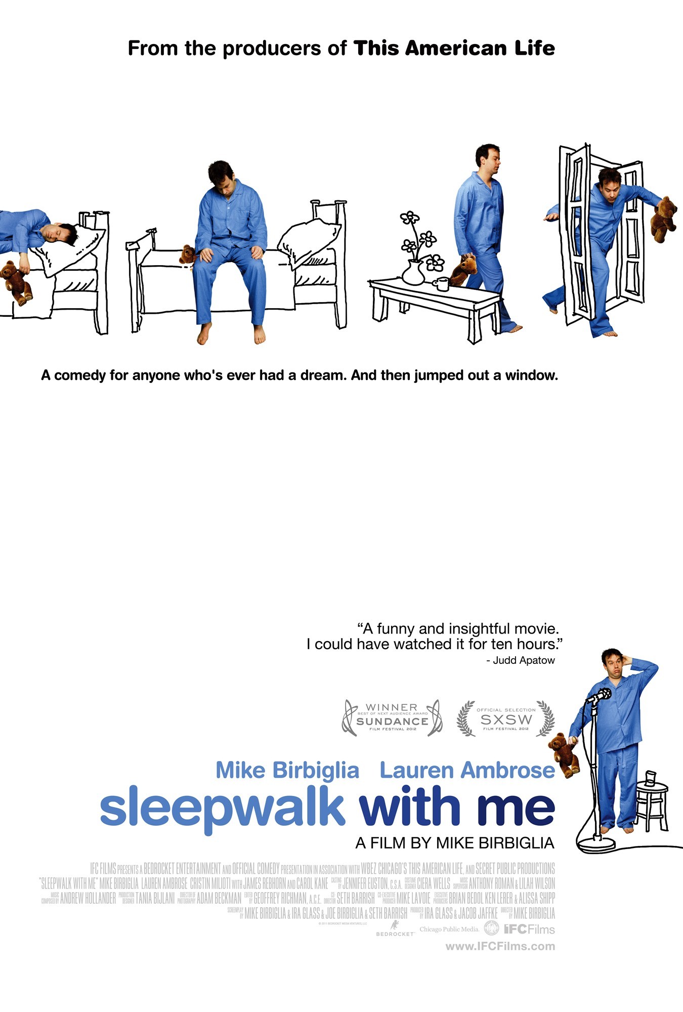 Poster of IFC Films' Sleepwalk With Me (2012)