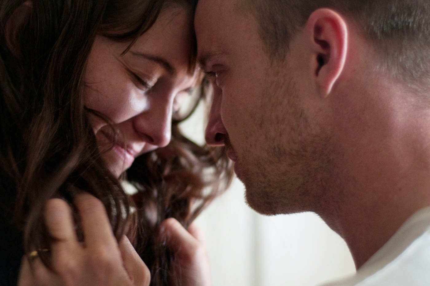 Mary Elizabeth Winstead stars as Kate Hannah and Aaron Paul stars as Charlie Hannah in Sony Pictures Classics' Smashed (2012)