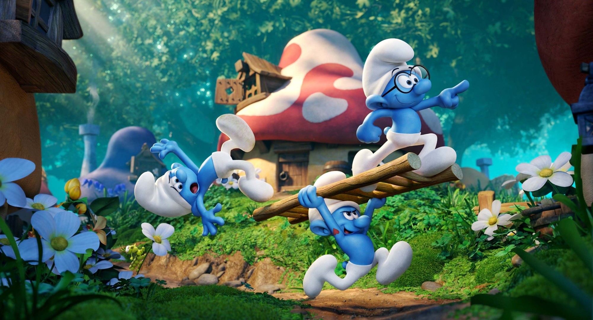 A scene from Columbia Pictures' Smurfs: The Lost Village (2017)