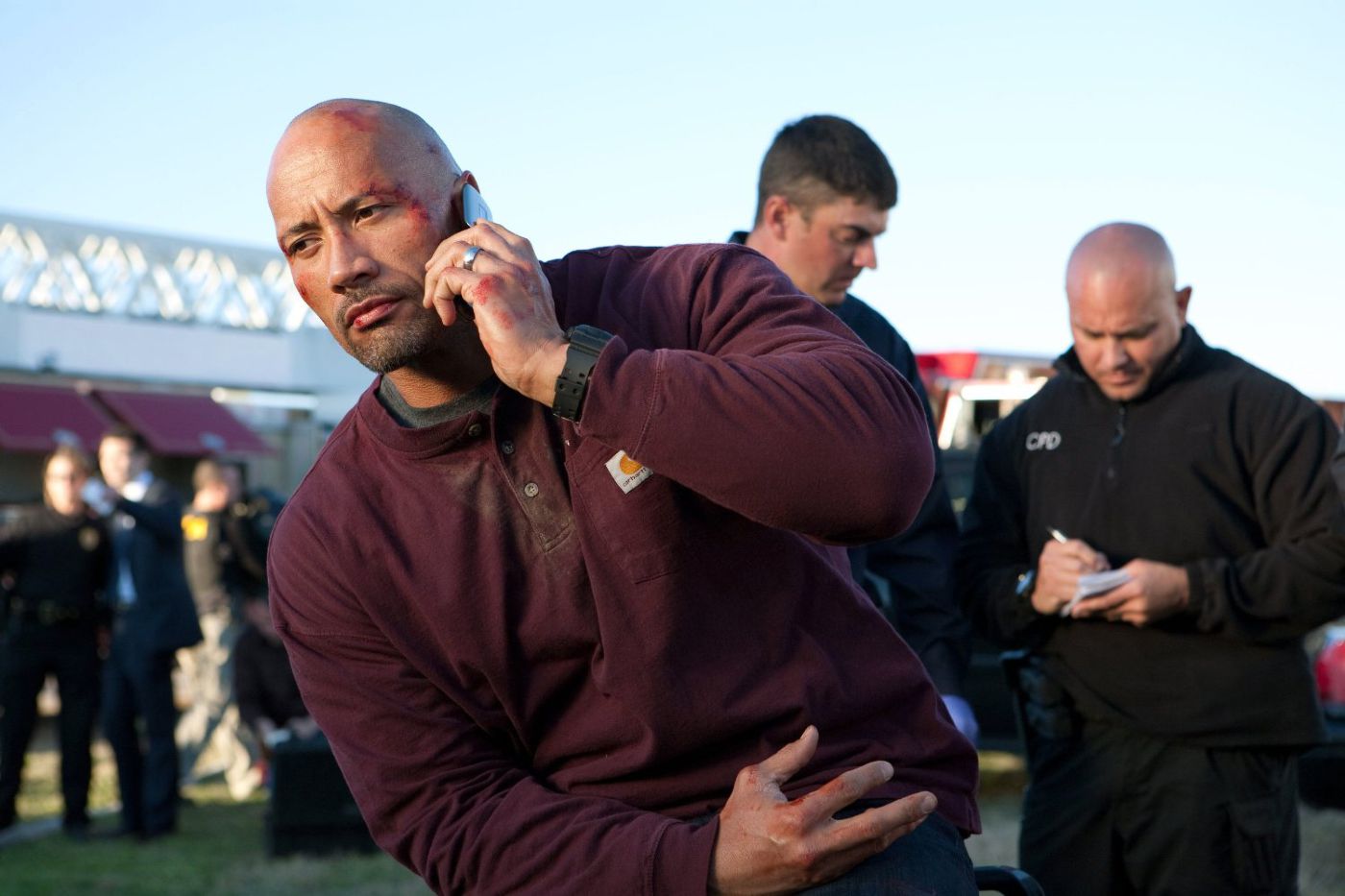 The Rock stars as John Matthews in Summit Entertainment's Snitch (2013)