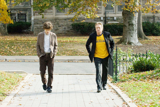 Jesse Eisenberg stars as Cheston and Michael Douglas stars as Ben in Anchor Bay Films' Solitary Man (2010). Photo credit by Phil Caruso.