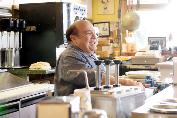 Danny DeVito stars as Jimmy in Anchor Bay Films' Solitary Man (2010). Photo credit by Phil Caruso.