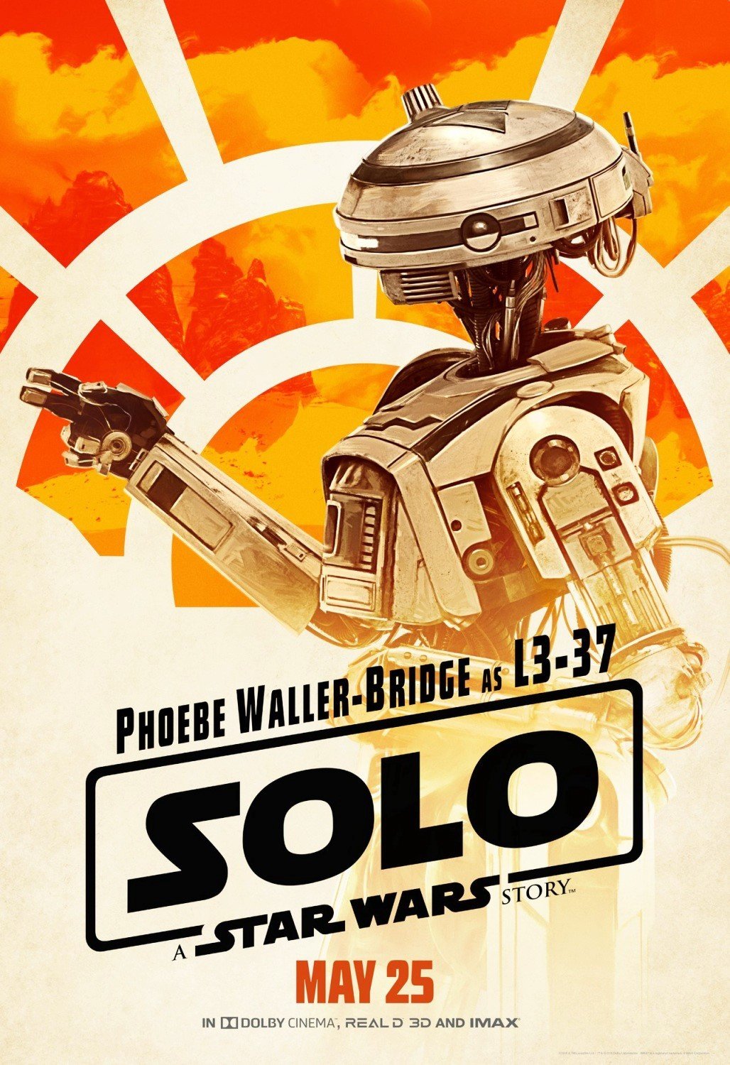 Poster of Walt Disney Pictures' Solo: A Star Wars Story (2018)
