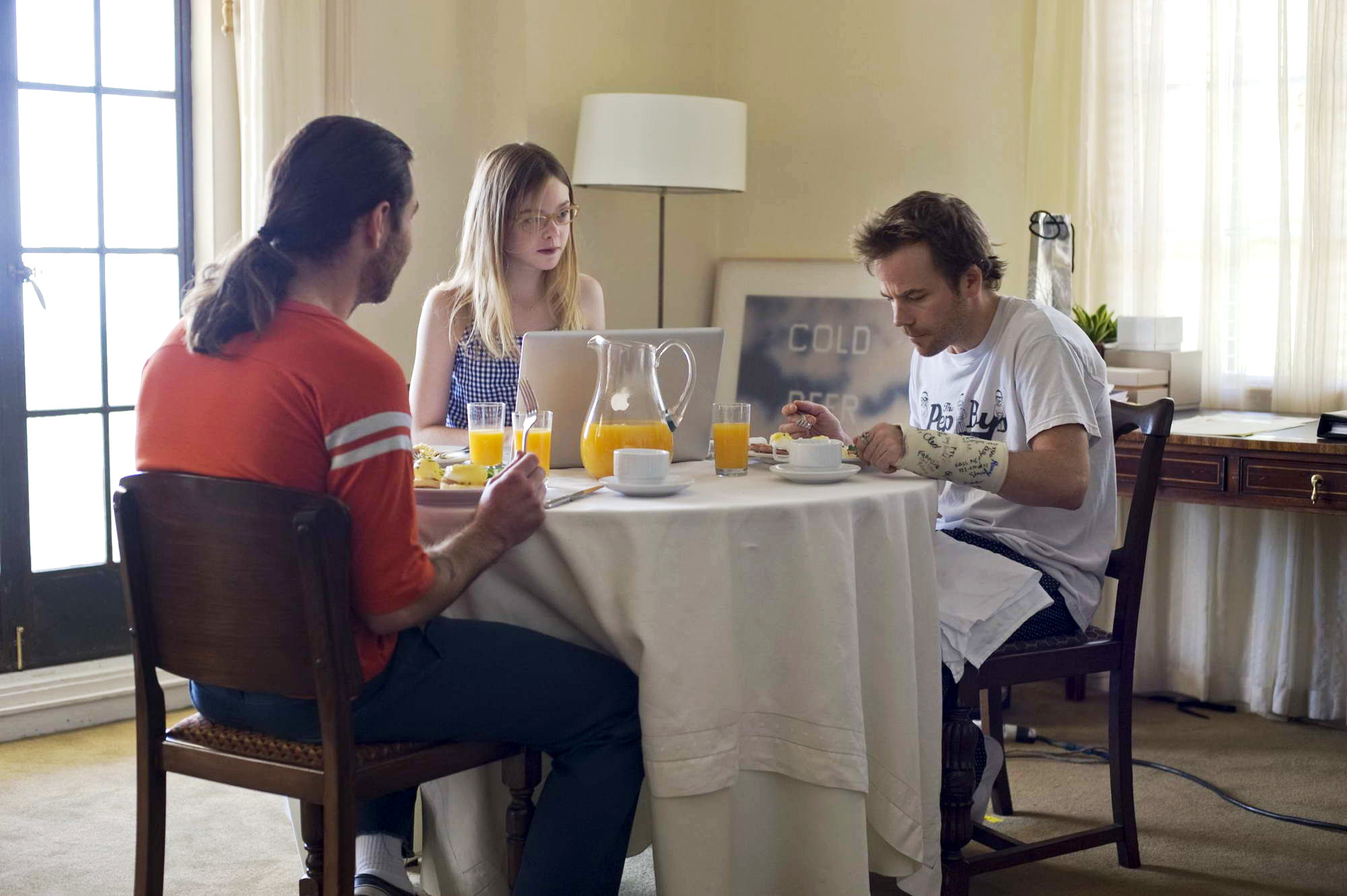 Chris Pontius, Elle Fanning and Stephen Dorff in Focus Features' Somewhere (2010)