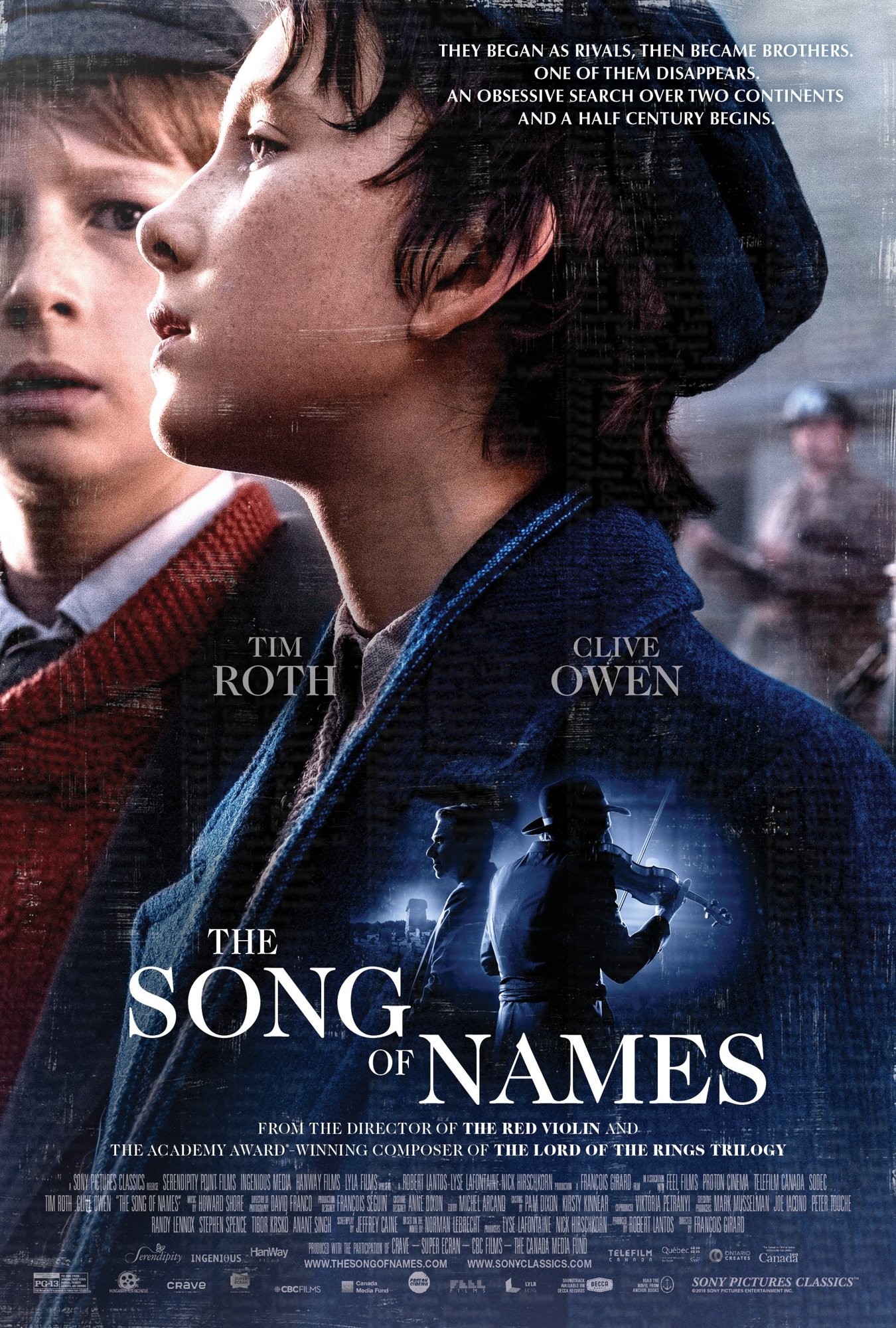 Poster of Sony Pictures Classics' The Song of Names (2019)