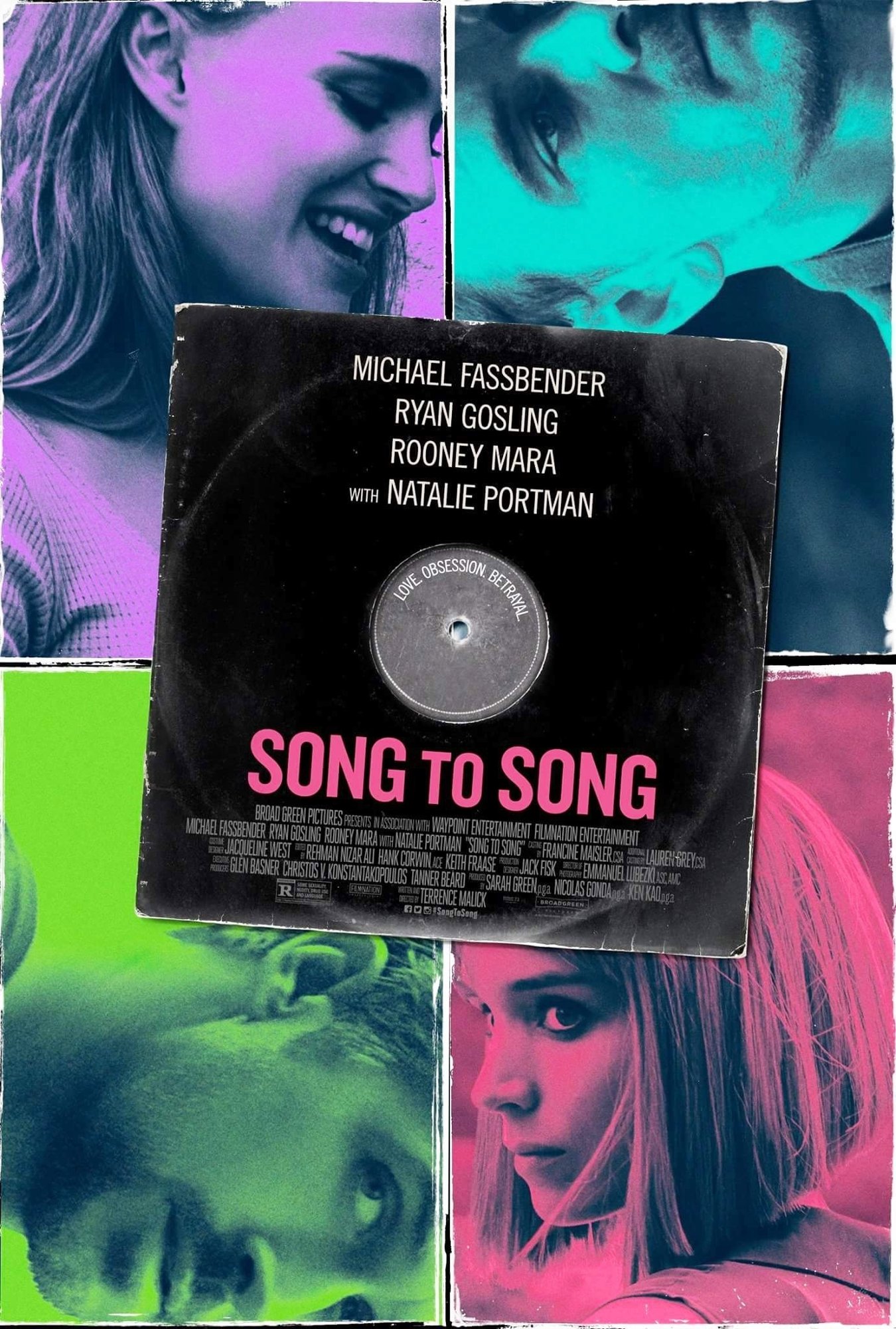 Poster of Broad Green Pictures' Song to Song (2017)
