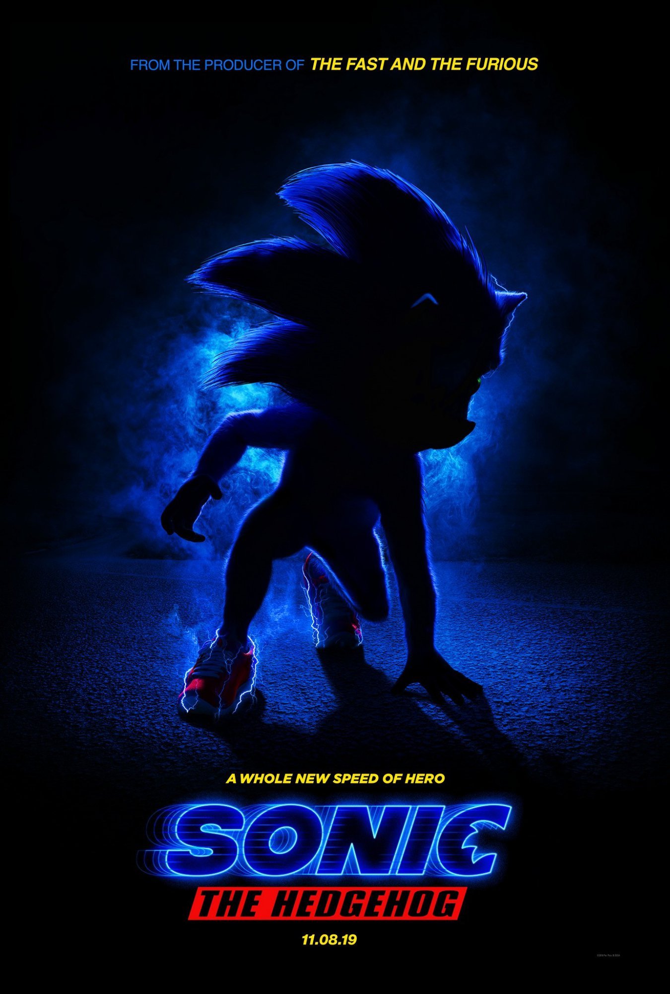 Poster of Paramount Pictures' Sonic the Hedgehog (2020)