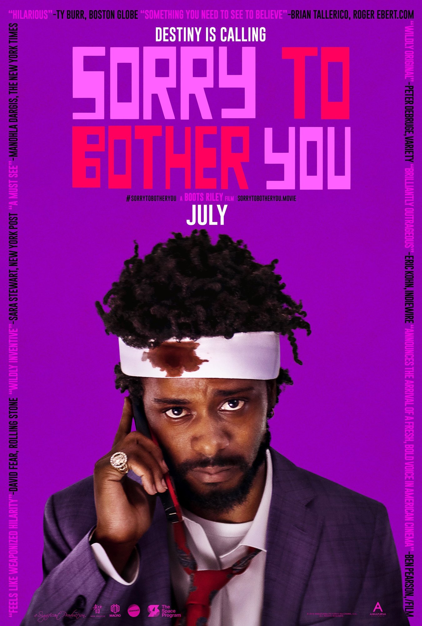 Poster of Annapurna Pictures' Sorry to Bother You (2018)