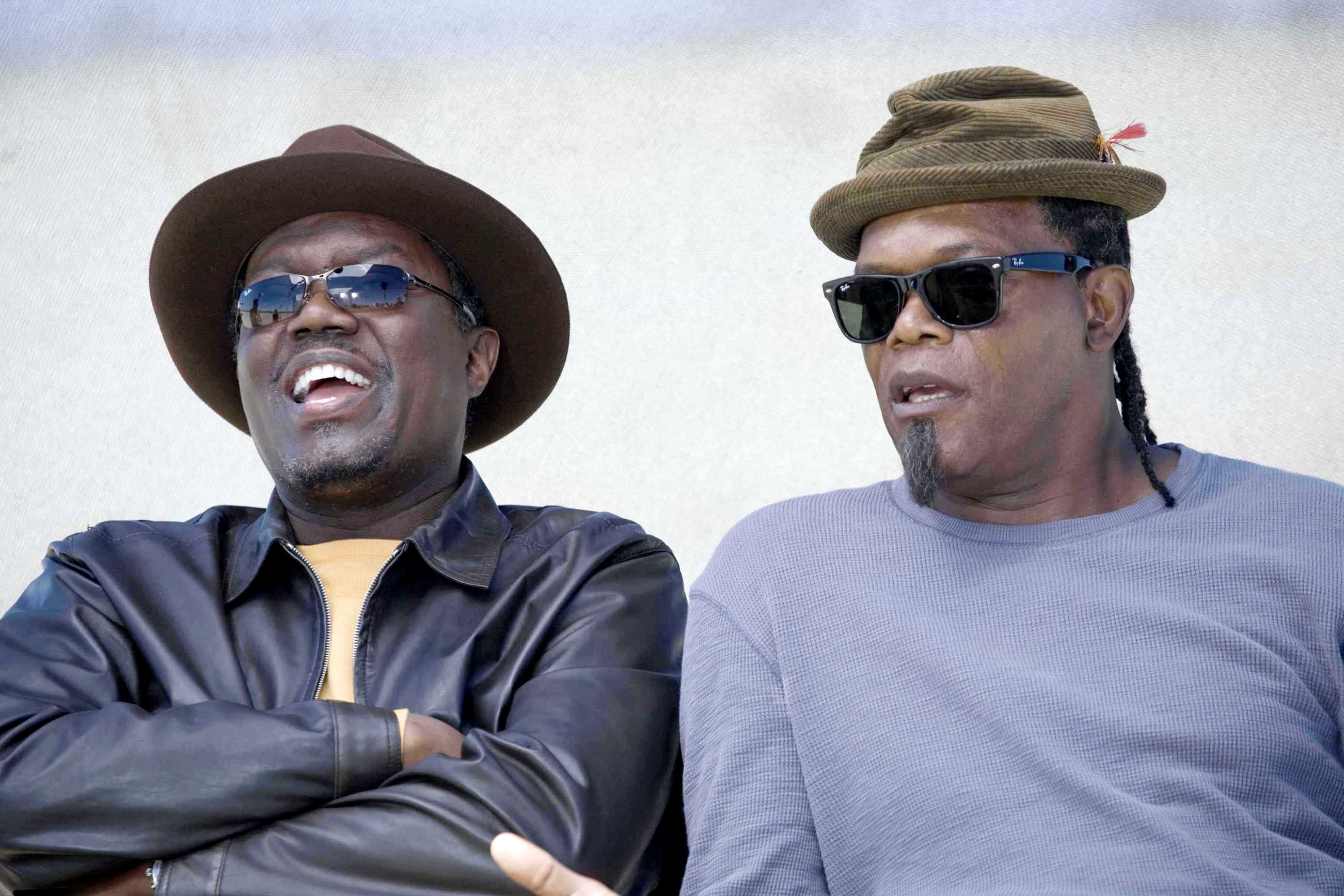 Bernie Mac stars as Floyd and Samuel L. Jackson stars as Louis in Dimension Films' Soul Men (2008). Photo by Doug Hyun.