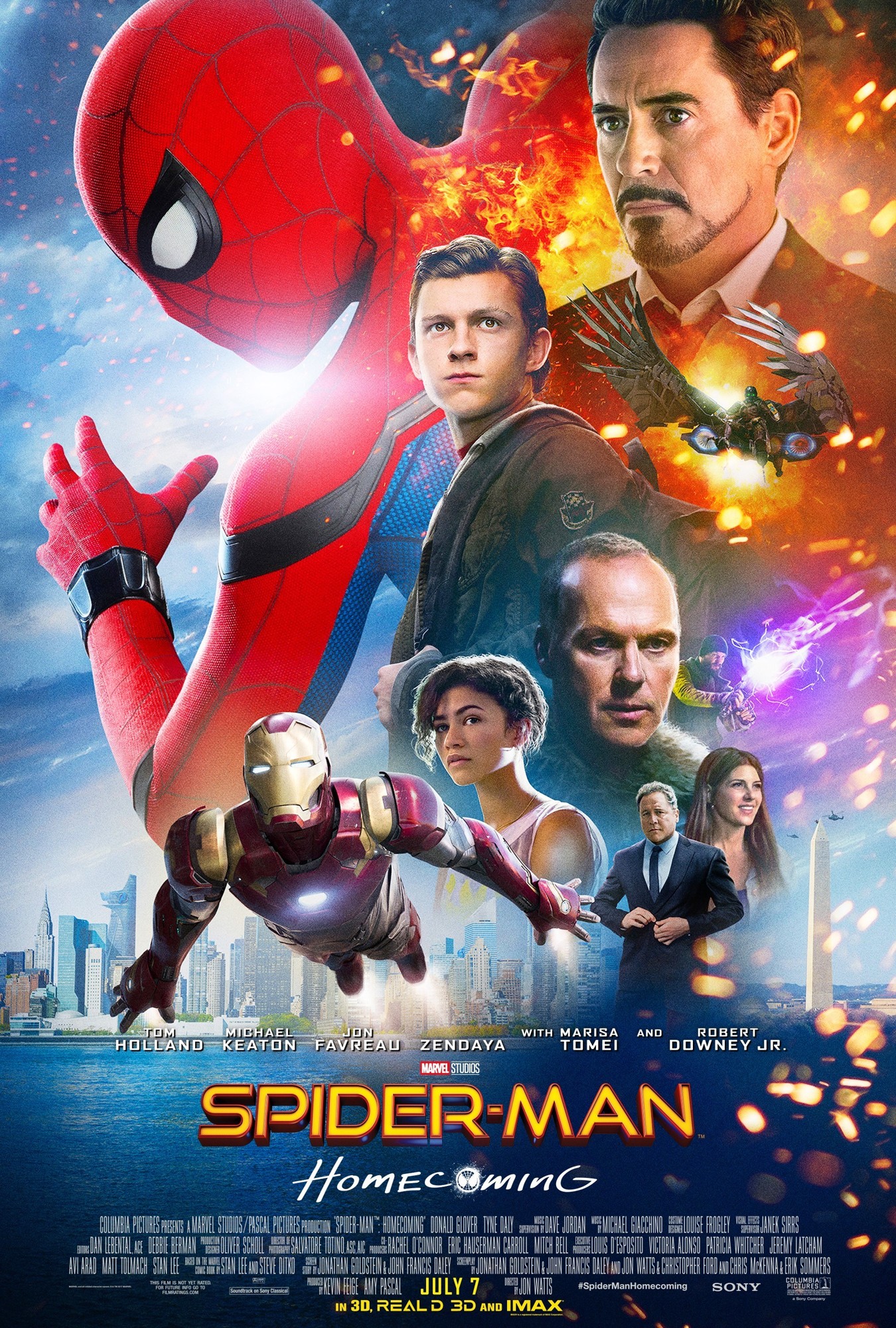 Poster of Sony Pictures' Spider-Man: Homecoming (2017)