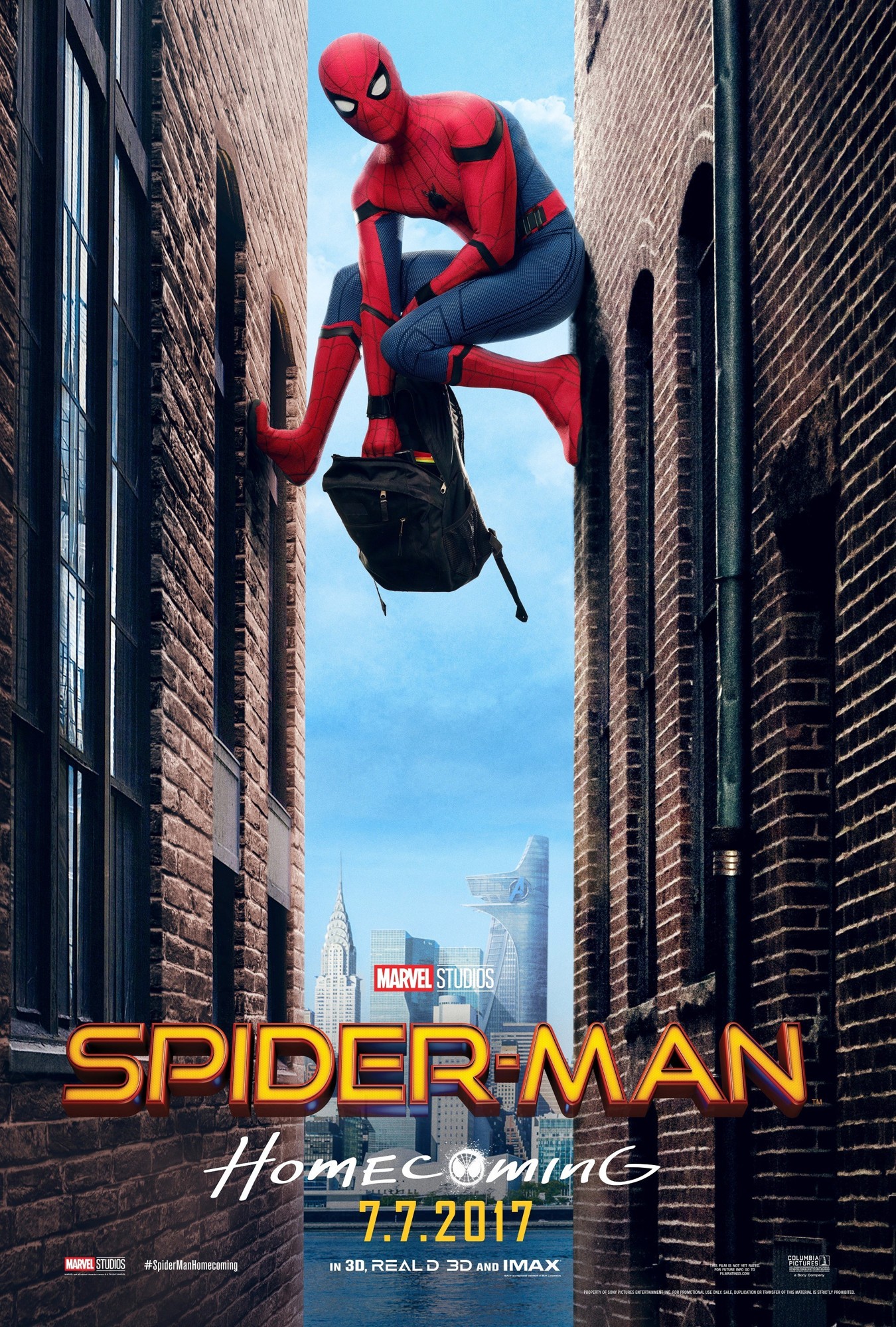 Poster of Sony Pictures' Spider-Man: Homecoming (2017)