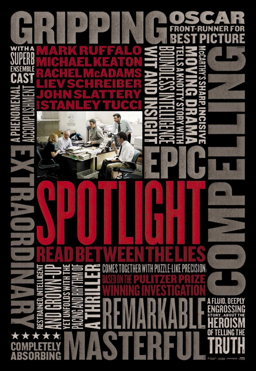 Poster of Open Road Films' Spotlight (2015)