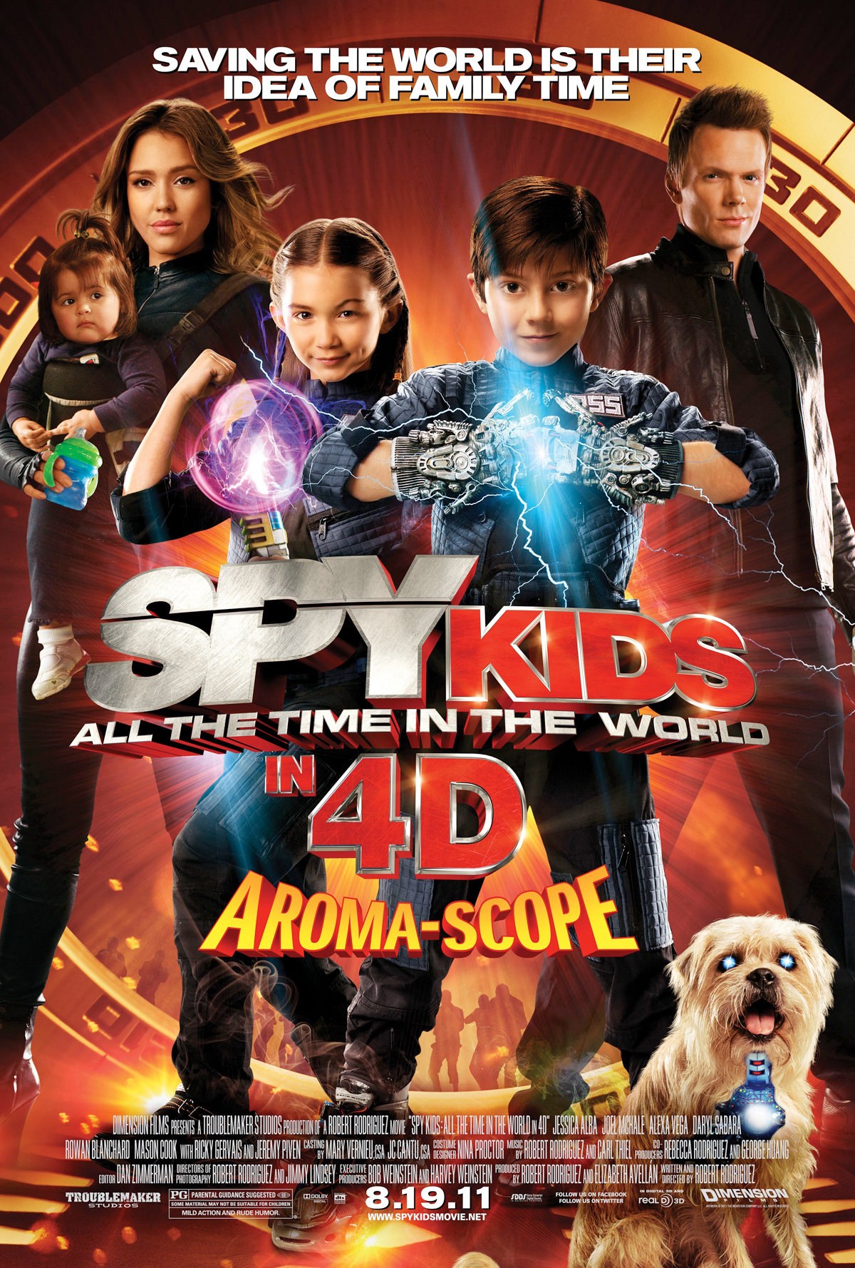 Poster of Dimension Films' Spy Kids 4: All the Time in the World (2011)