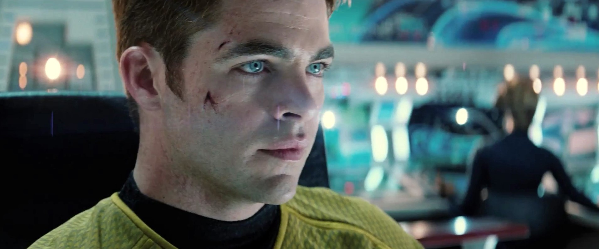 Chris Pine stars as James T. Kirk in Paramount Pictures' Star Trek Into Darkness (2013)