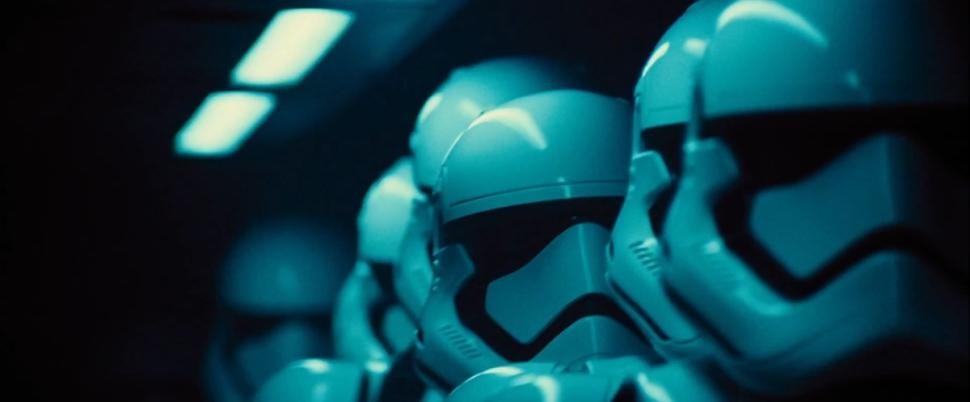 Stormtroopers from Walt Disney Pictures' Star Wars: The Force Awakens (2015)