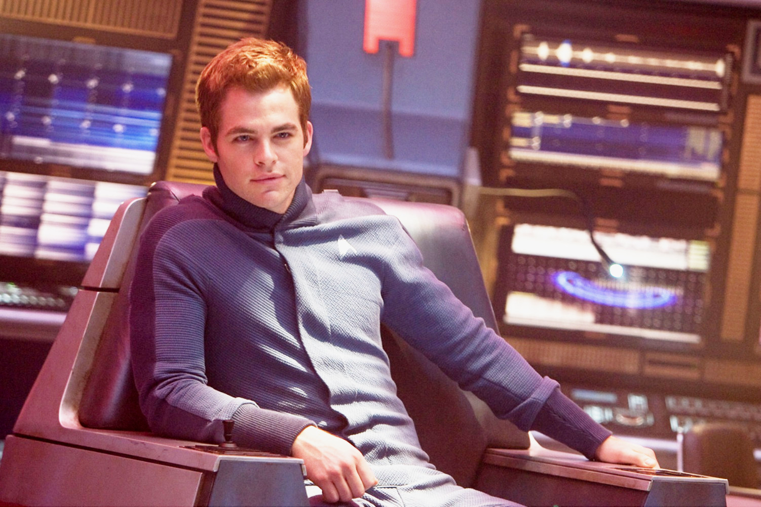 Chris Pine stars as Kirk in Paramount Pictures' Star Trek (2009)