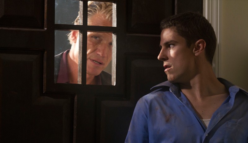 Dolph Lundgren stars as Andy Spector and Sean Faris stars as David Nash in After Dark Films' Stash House (2012)