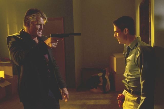 Dolph Lundgren stars as Andy Spector and Sean Faris stars as David Nash in After Dark Films' Stash House (2012)