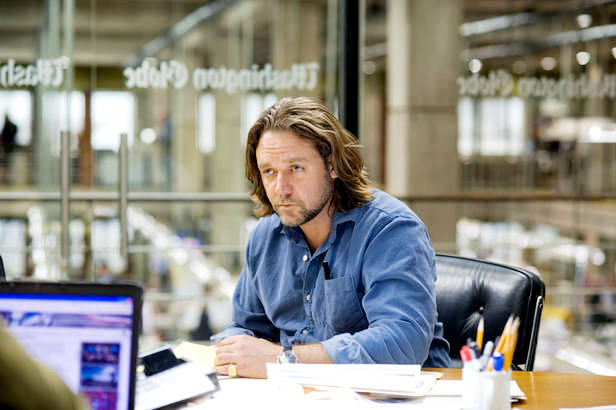 Russell Crowe stars as Cal McCaffrey in Universal Pictures' State of Play (2009)