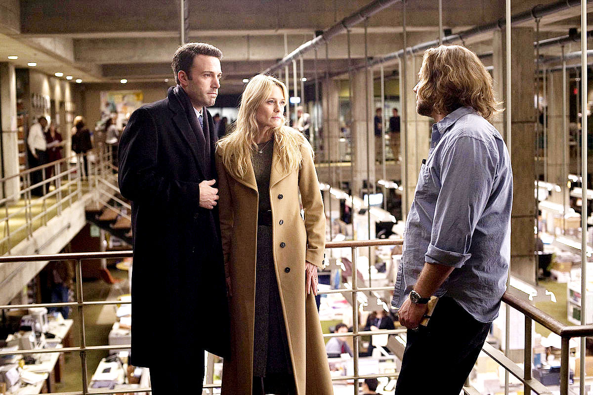 Ben Affleck, Robin Wright Penn and Russell Crowe in Universal Pictures' State of Play (2009)