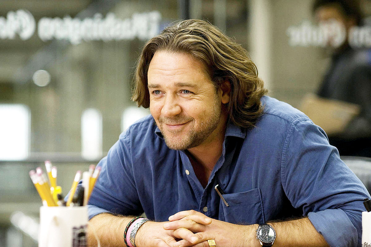 Russell Crowe stars as Cal McCaffrey in Universal Pictures' State of Play (2009)