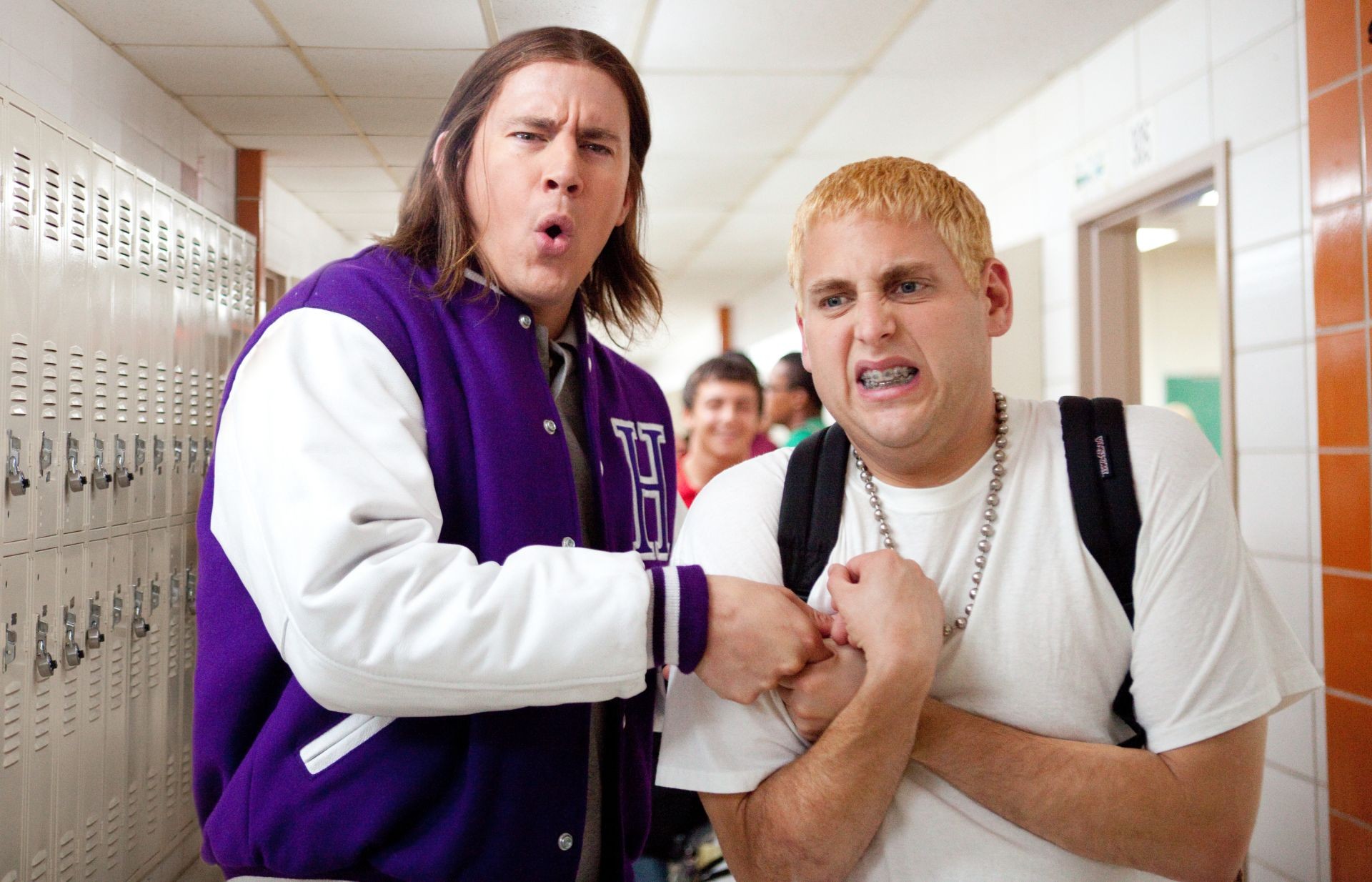 Channing Tatum stars as Jenko and Jonah Hill stars as Schmidt in Columbia Pictures' 21 Jump Street (2012)