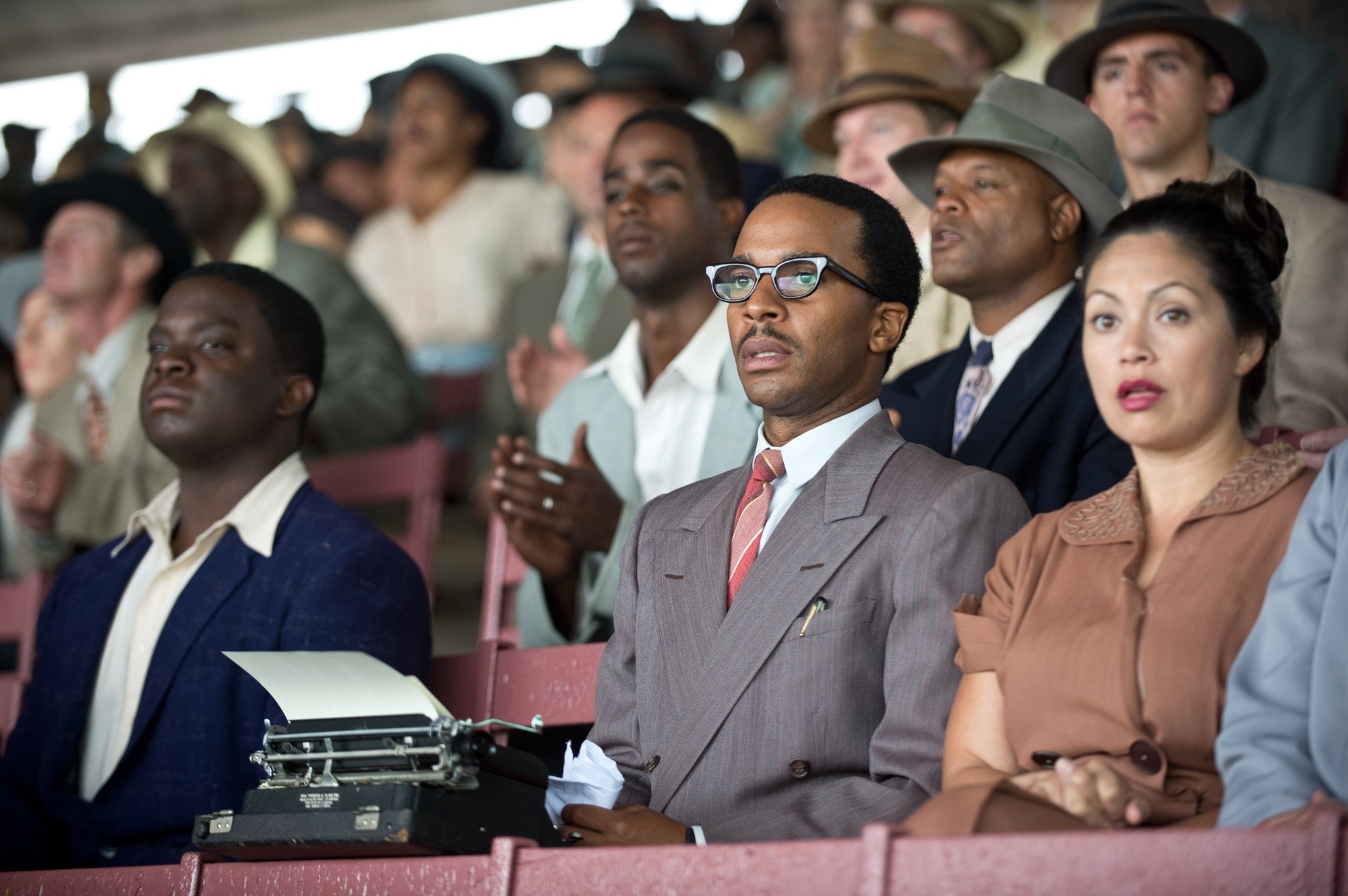 Andre Holland stars as Wendell Smith in Warner Bros. Pictures' 42 (2013)