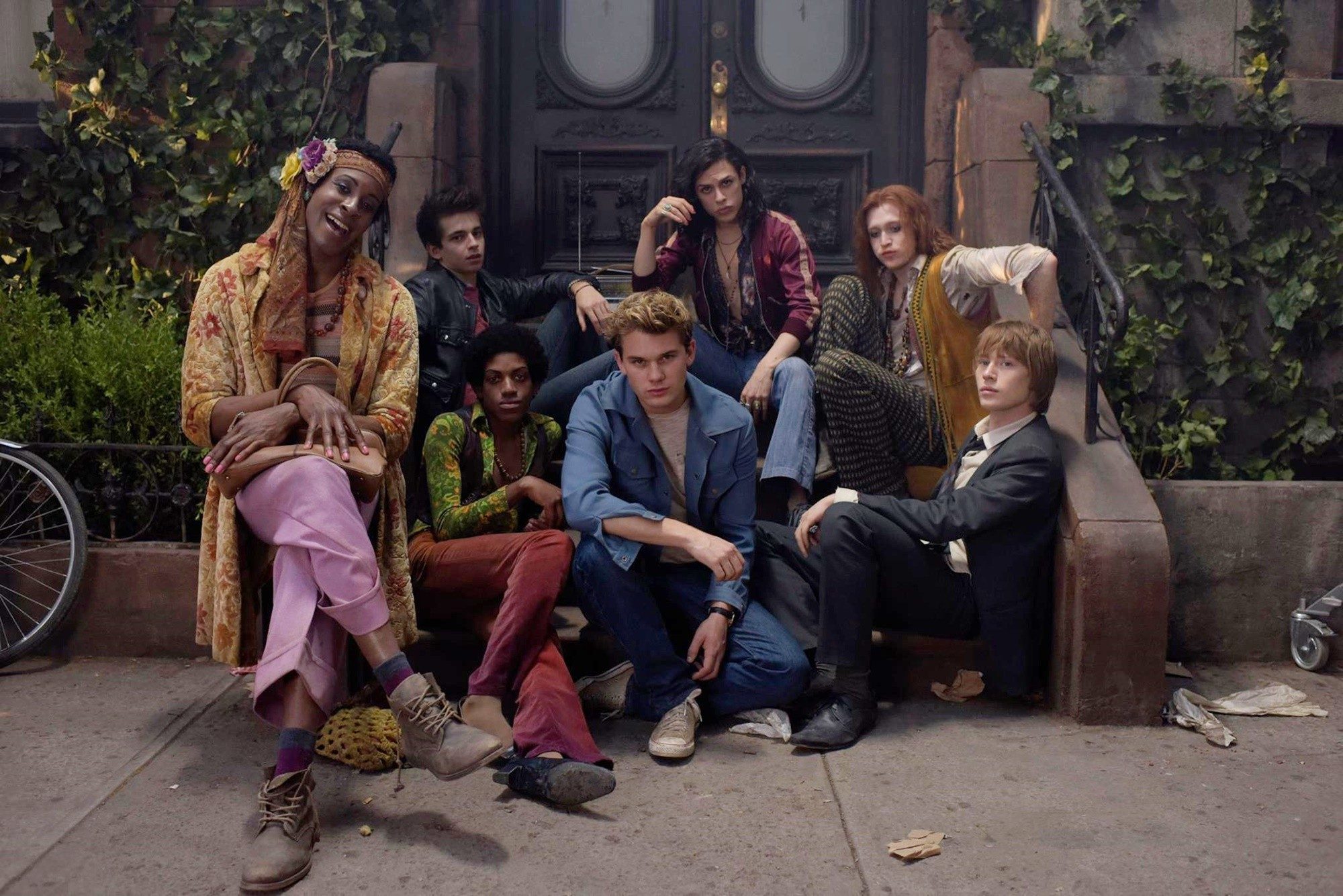 Alexandre Nachi, Vladimir Alexis, Jeremy Irvine, Jonny Beauchamp and Caleb Landry Jones in Roadside Attractions' Stonewall (2015)