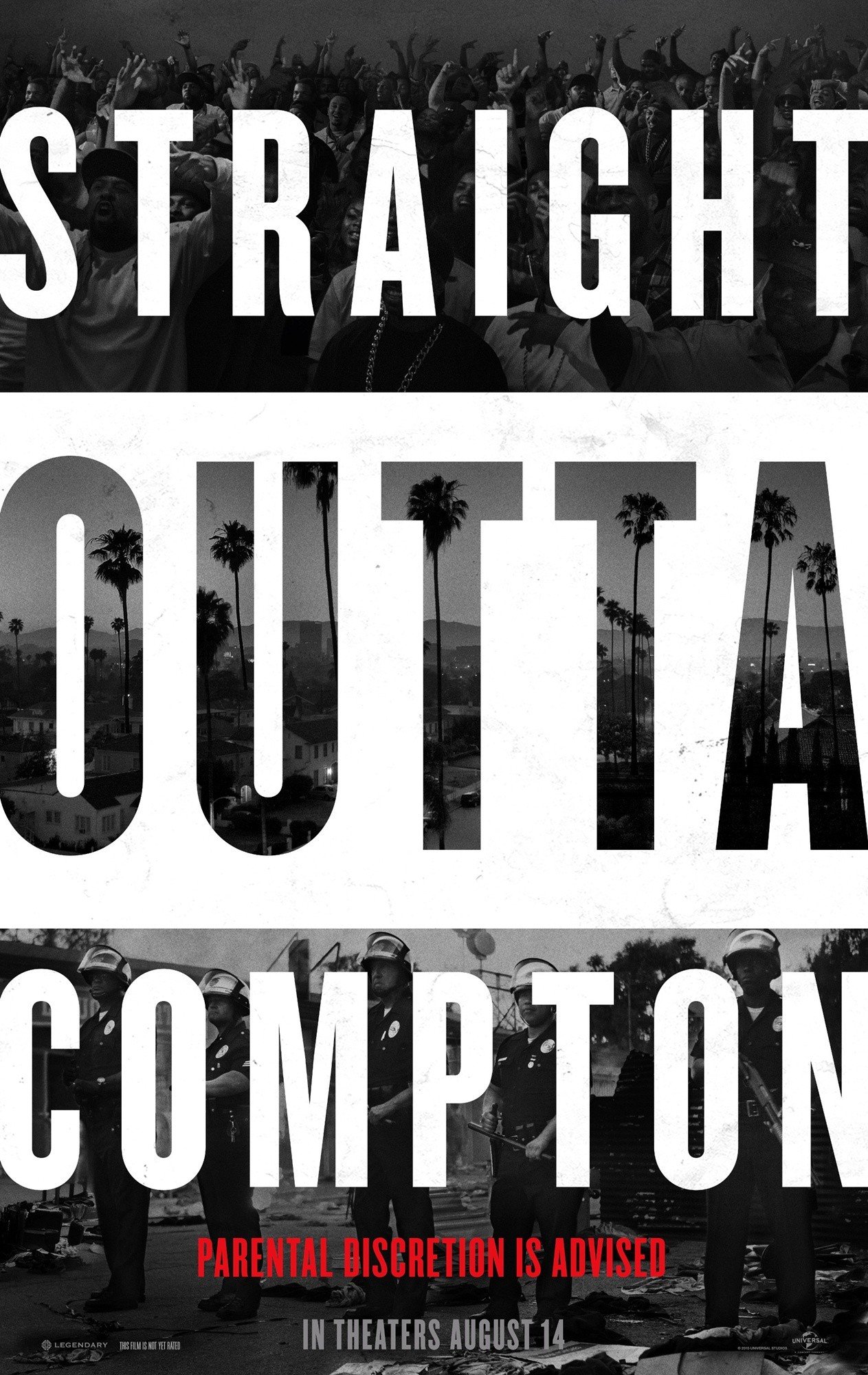 Poster of Universal Pictures' Straight Outta Compton (2015)