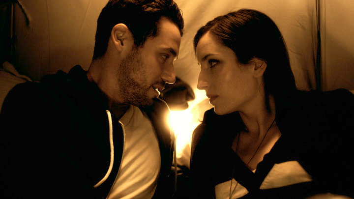 Sam Rosen stars as Casper and Zoe Lister-Jones stars as Rebecca in RKB Pictures' Stuck Between Stations (2011)