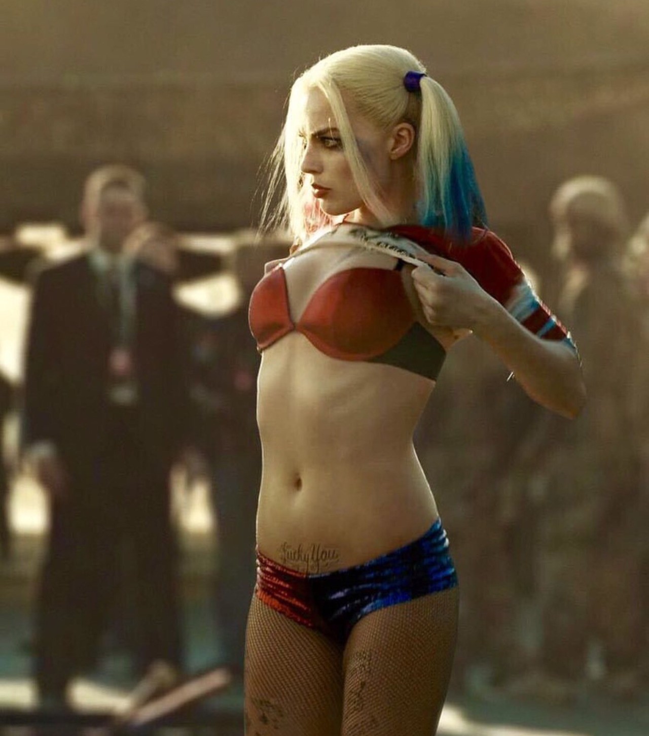 Margot Robbie stars as Dr. Harleen F. Quinzel/Harley Quinn in Warner Bros. Pictures' Suicide Squad (2016)