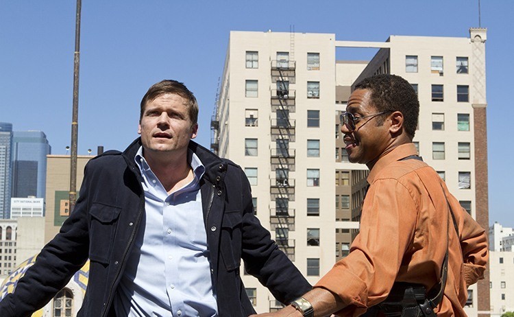 Bailey Chase stars as Detective Michael Lyons and Cuba Gooding Jr. stars as Detective Callendar in Lionsgate Home Entertainment's Summoned (2013)