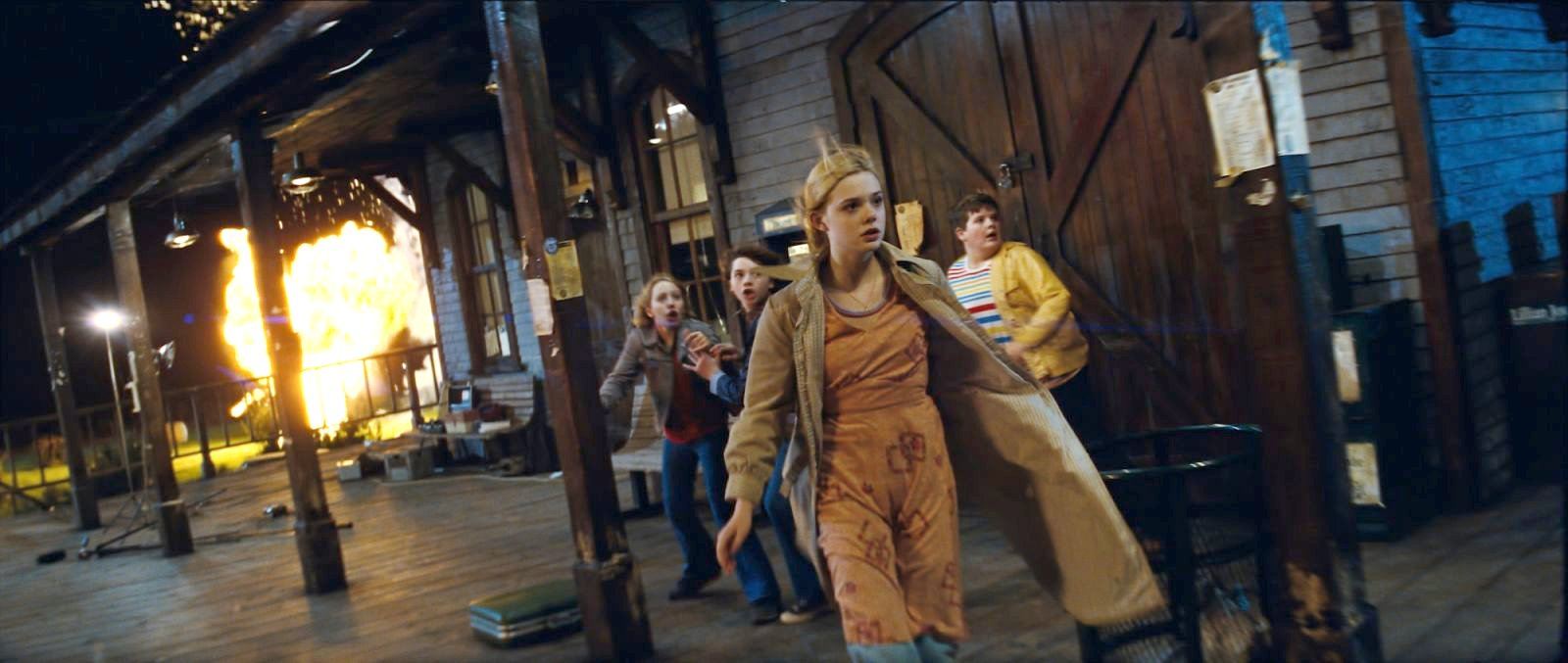 Joel Courtney, Elle Fanning and Riley Griffiths in Paramount Pictures' Super 8 (2011)