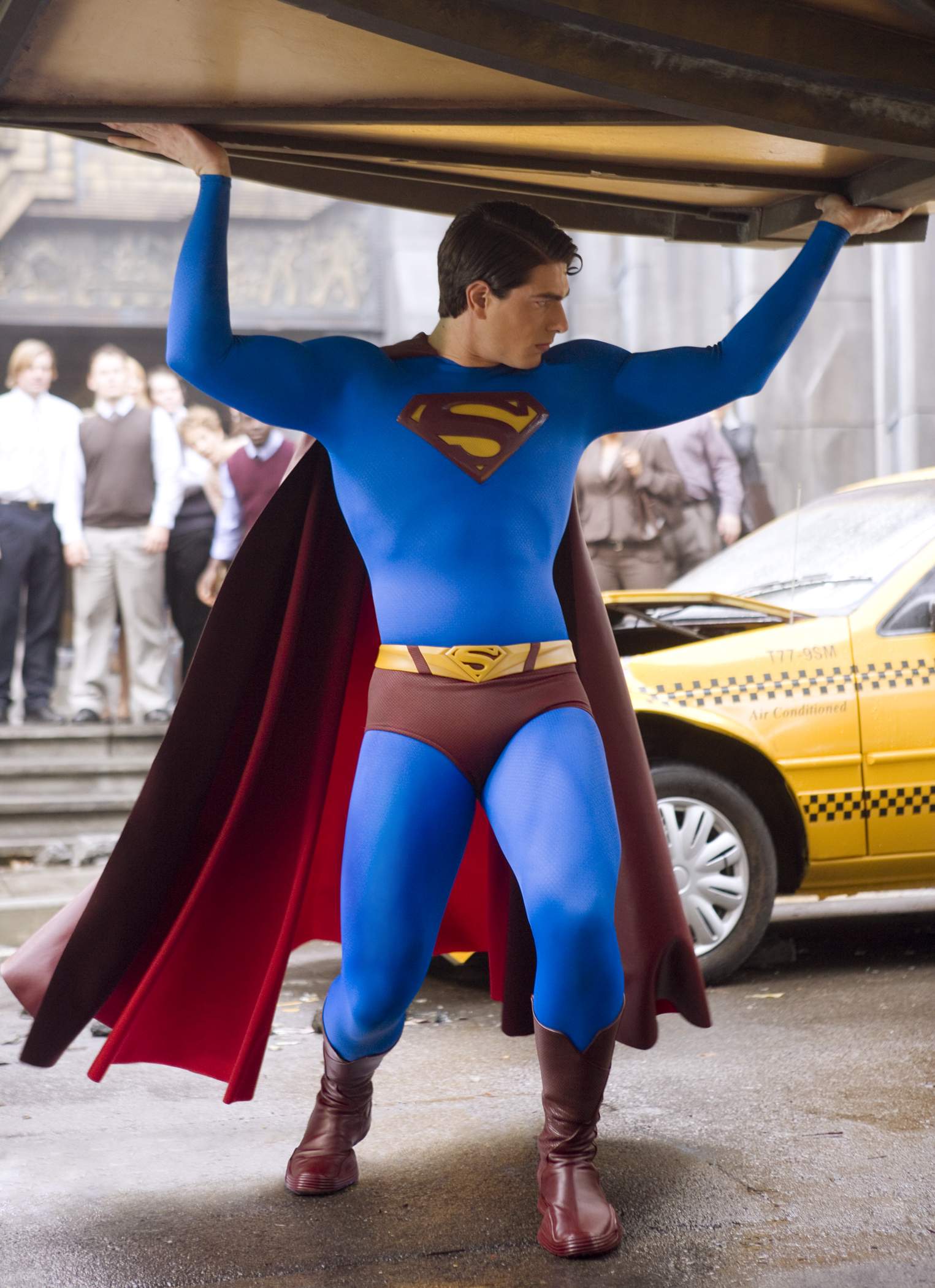 BRANDON ROUTH stars as Clark Kent/Superman in a scene from Warner Bros Pictures' Superman Returns (2006)