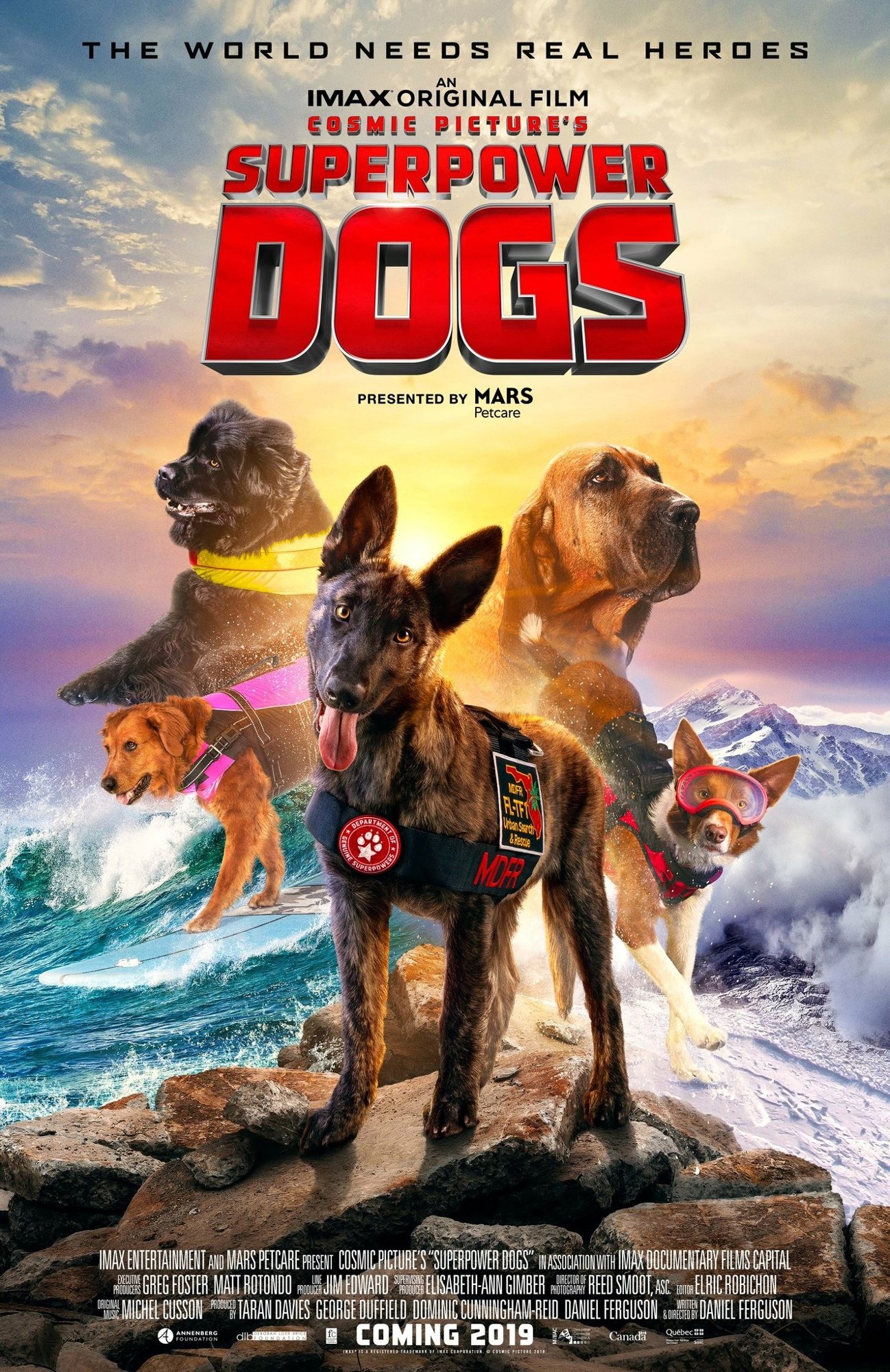Poster of IMAX's Superpower Dogs (2019)