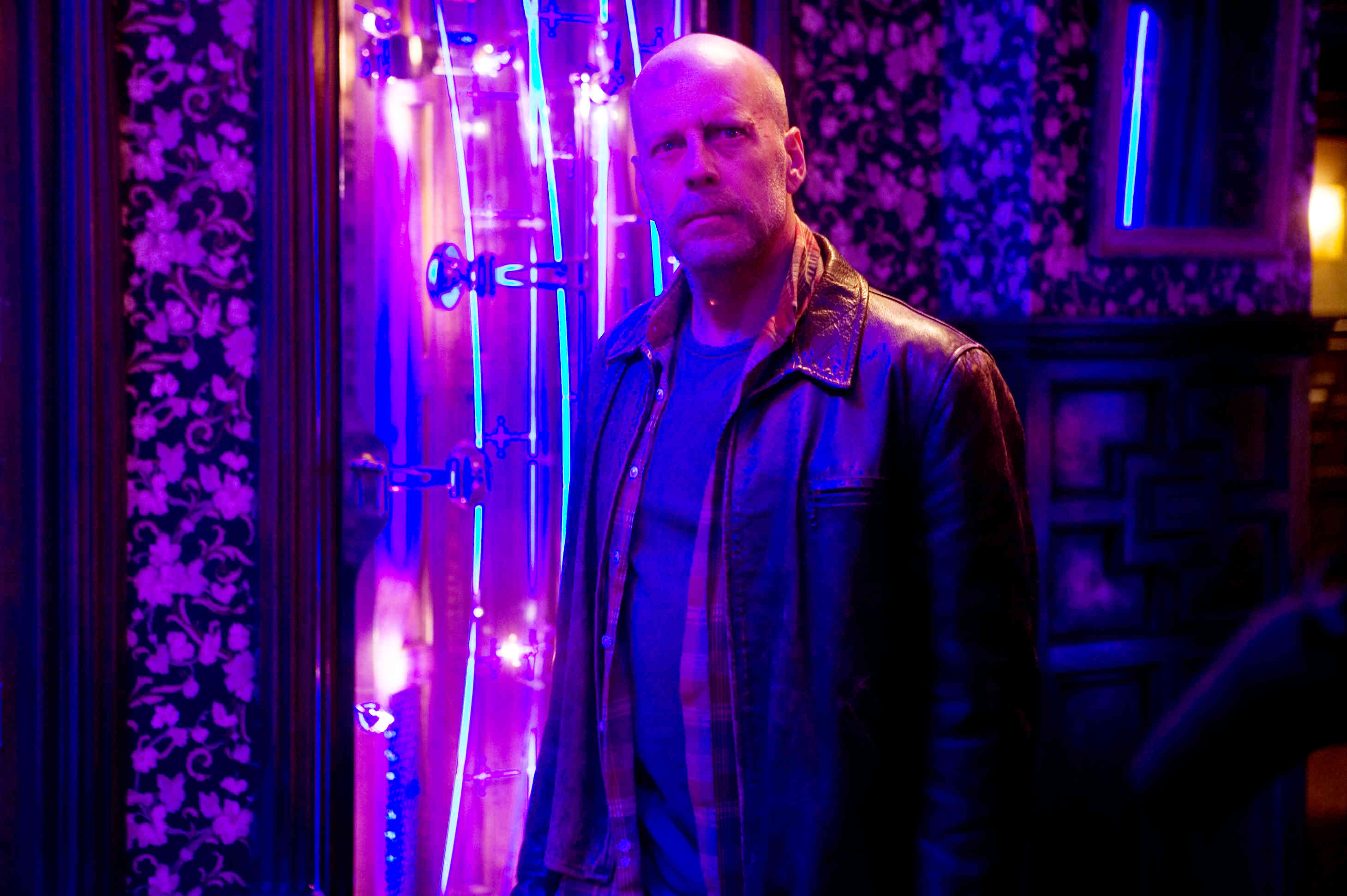 Bruce Willis stars as Agent Greer in Walt Disney Pictures' Surrogates (2009)